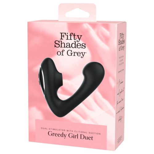A szürke ötven árnyalata Greedy Girl - G-pont vibrátor (fekete)