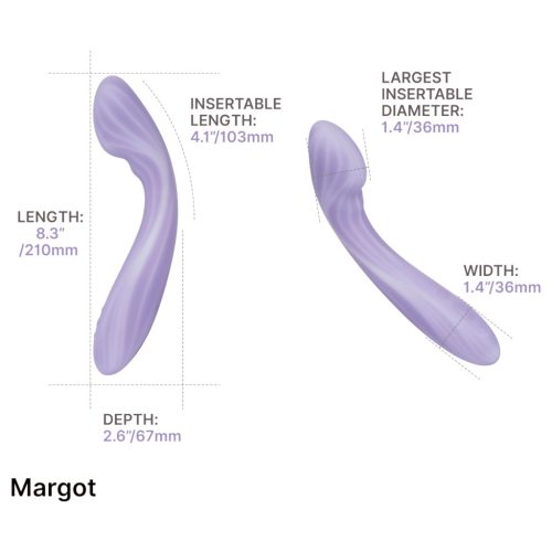 Svakom Margot - 2 motoros G-pont vibrátor (lila)