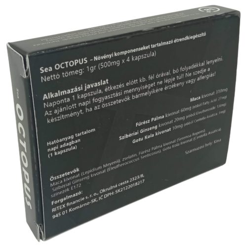 Octopus - étrend kiegészítő kapszula férfiaknak (4 db)
