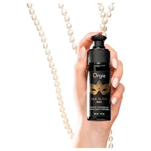 Orgie Pearls Lust - gyöngy nyaklánc és masszázsgél (30ml)