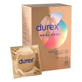 Durex Real Feel - latexmentes óvszer (16 db)