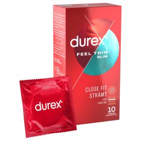Durex Feel Thin Slim - élethű érzés óvszer (10 db)