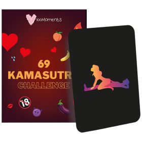   100Moments 69 Kamasutra Challenge - szexpóz kártyajáték pároknak (69 lap)