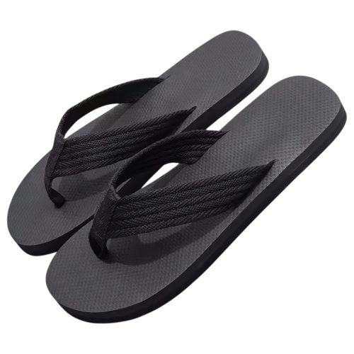 Flip-flop papucs - péniszes mintával (fekete)