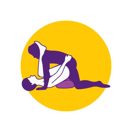 Desirel Magic Pillow - szív alakú pozícionáló szexpárna (piros)