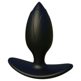   Kangvo - mágneses felfújható análplug görgőgolyóval (fekete)