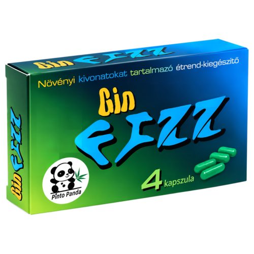 Gin FIZZ Plus - ginzeng tartalmú étrend-kiegészítő kapszula (4 db)