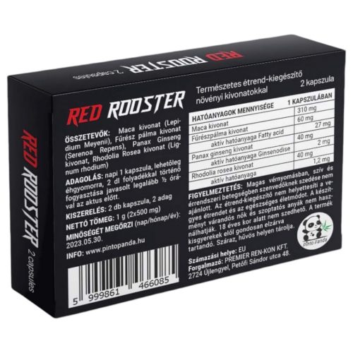Red Rooster - természetes étrend kiegészítő férfiaknak (2 db)