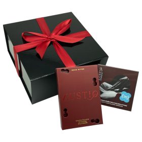   Lustiq - vágyfokozó csokoládé és kártyajáték díszcsomag