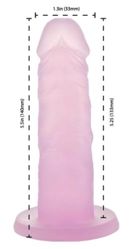 Addiction Coctails - tapadókorongos dildó (pink)