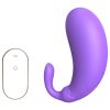 Sex HD - padlizsán formájú vibrációs tojás (lila)