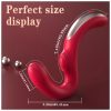 SEX HD Genie - G-pont és csiklóvibrátor (piros)