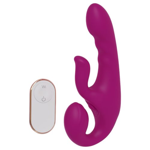 SEX HD Co-op Bliss - felcsatolható csiklókaros vibrátor (lila)