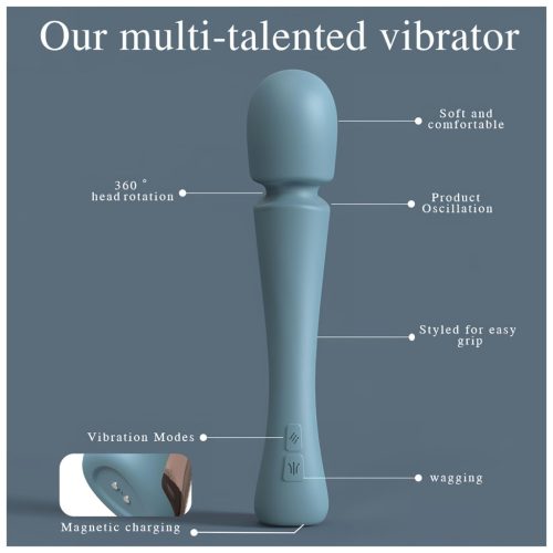 SEX HD Dancer - wand masszírozó vibrátor (türkiz)