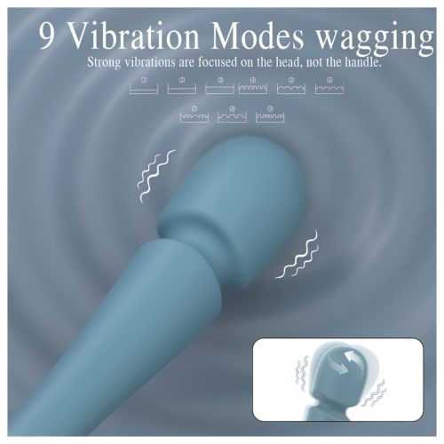 SEX HD Dancer - wand masszírozó vibrátor (türkiz)