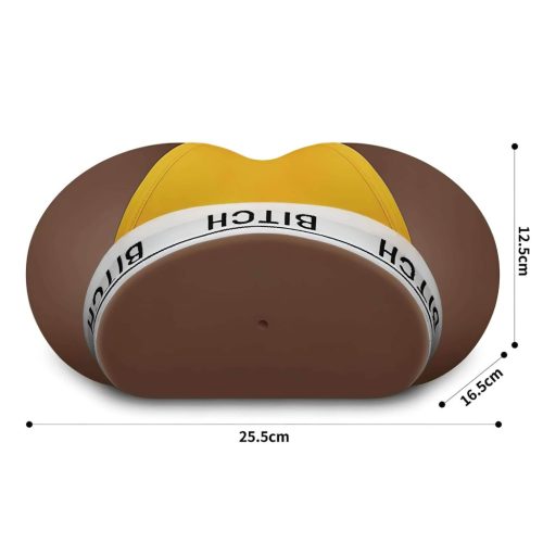 Lovetoy Streetgirl's 12 - művagina torzó és tanga (sötét natúr)