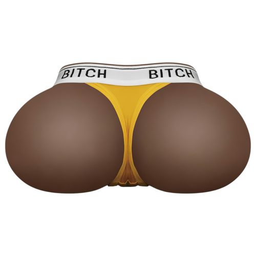 Lovetoy Streetgirl's 12 - művagina torzó és tanga (sötét natúr)