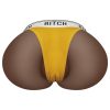 Lovetoy Streetgirl's 12 - műpunci torzó és tanga (sötét natúr)