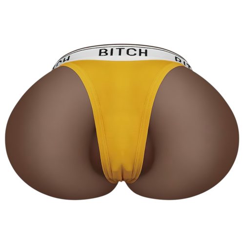 Lovetoy Streetgirl's 12 - művagina torzó és tanga (sötét natúr)