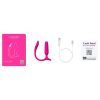 Lovense Lush Anal - app-vezérelt anál vibrátor, LED-es (pink)
