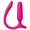 Lovense Lush Anal - App-vezérelt análvibrátor, LED-es – pink