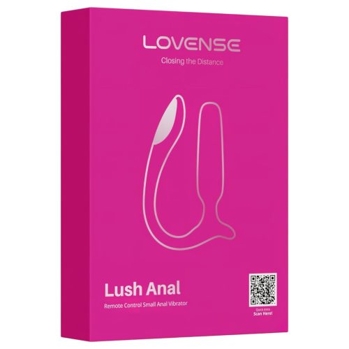 Lovense Lush Anal - app-vezérelt anál vibrátor, LED-es (pink)