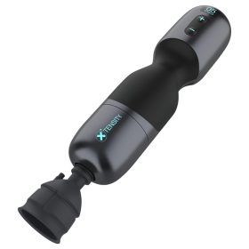   X'TENSITY - Mélystimulációs, vákuumos férfi maszturbátor (fekete)