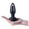 Honey Play Box Snuggy - nyelves anál vibrátor (fekete)