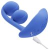 Honey Play Box Melody - App-vezérelt gyöngyös 2in1 vibrátor (kék)