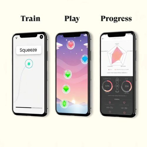 Perifit – App-vezérelt vibrációs gésagolyó (pink)