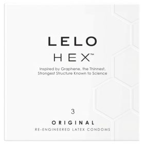 LELO Hex Original - luxus óvszer (3 db)