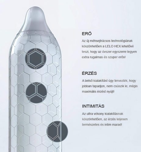 LELO Hex Original - luxus óvszer (12 db)
