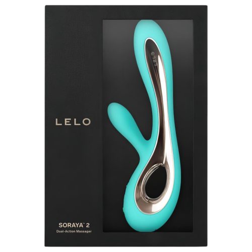 LELO Soraya 2 - csiklókaros vízálló vibrátor (türkiz)