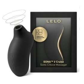 LELO Sona 2 Cruise - hanghullámos csiklóizgató (fekete)