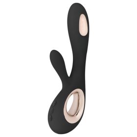   LELO Soraya Wave - csiklókaros, bólogató vibrátor (fekete)