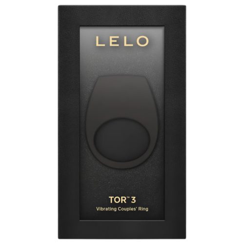 LELO Tor 3 - App-vezérelt vibrációs péniszgyűrű (fekete)