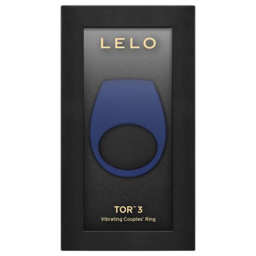 LELO Tor 3 - App-vezérelt vibrációs péniszgyűrű (kék)
