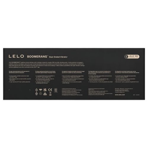 LELO Boomerang - kétvégű vibrátor (lila)