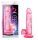 B Yours Sweet N Hard 4 - herés dildó - 18cm (pink)