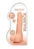 RealRock Dong 7 - élethű, herés dildó (17 cm, testszínű)
