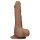 RealRock Dong 7 - herés élethű dildó (sötét natúr, 17 cm)