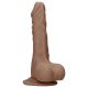 RealRock Dong 7 - herés élethű dildó (sötét natúr, 17 cm)