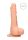 RealRock Dong 8 - élethű, herés dildó (20cm) - natúr