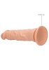 RealRock Dong 10 - élethű dildó (25 cm, testszínű)
