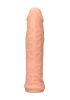 RealRock Penis Sleeve 6 - péniszköpeny (17 cm, natúr)