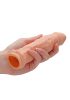 RealRock Penis Sleeve 6 - péniszköpeny (17 cm, natúr)