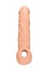 RealRock Penis Sleeve 8 - péniszköpeny (21 cm, natúr)