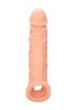 RealRock Penis Sleeve 8 - péniszköpeny (21 cm, natúr)