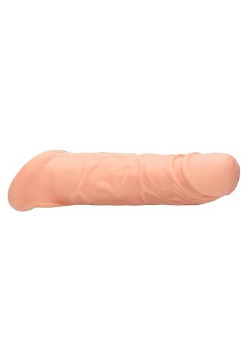 RealRock Penis Sleeve 8 - péniszköpeny (21 cm, natúr)