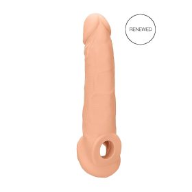 RealRock Penis Sleeve 9 - péniszköpeny (21,5 cm, natúr)